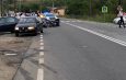 FOTO. O motocicletă și o mașină, accident la Negreni. Două persoane au ajuns la UPU Slatina
