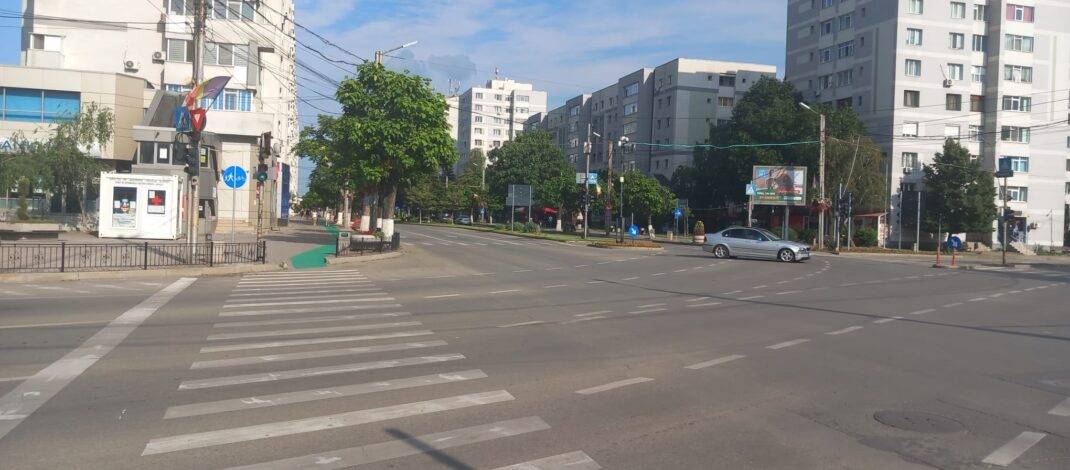 NU se circulă de la Poștă la Magazinul Oltul, în Slatina
