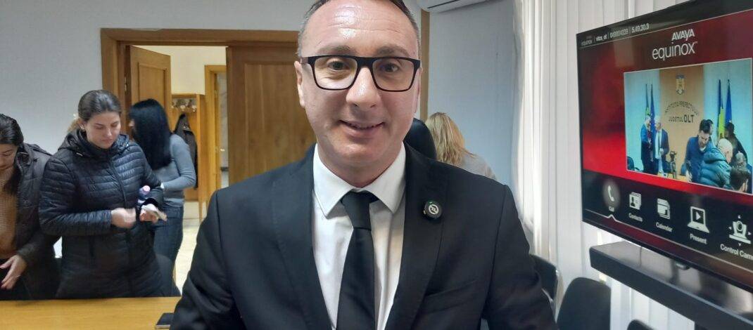 Cosmin Floreanu preia funcția de manager al Spitalului Județean de Urgență Slatina