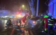 Mașina condusă de o tânără de 18 ani a intrat într-un stâlp, la Corabia. Un pasager a murit, iar patru persoane au ajuns la spital