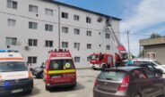 Incendiu, în bucătăria unui apartament din centrul Slatinei. Pompierii spun că totul s-a aprins de la o hotă