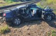 Impact între o mașină și un tren, în Slatina. O tânără de 30 de ani a fost transportată la spital