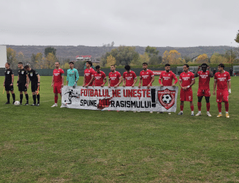 Academica Balș, acțiune pentru combaterea rasismului, înaintea meciului cu CS Drobeta